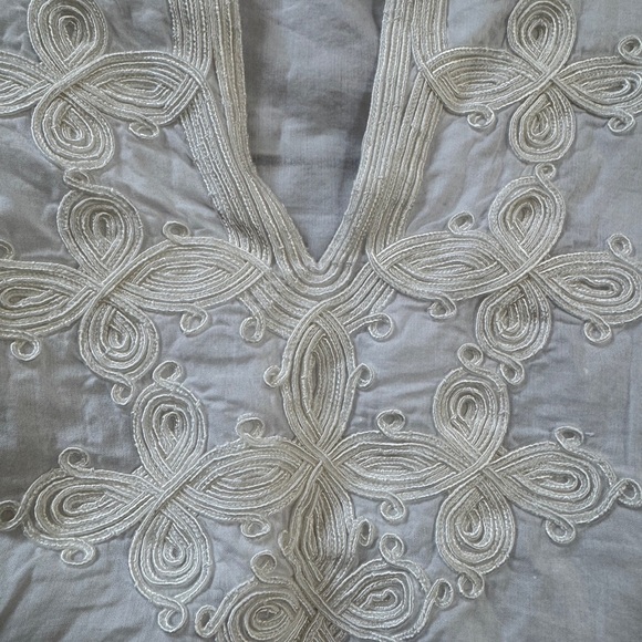 J Crew Embroidered 100% cotton tunic top size XS - Picture 4 of 8